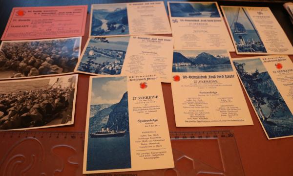 10 teiliges Konvolut - KDF Seereise Nr. 27 Monte Olivia  1935